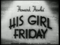 His Girl Friday